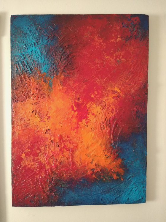Ignite Textured Organic Abstract 20" x 28"