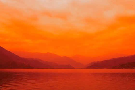 Orange Mountains of Nepal