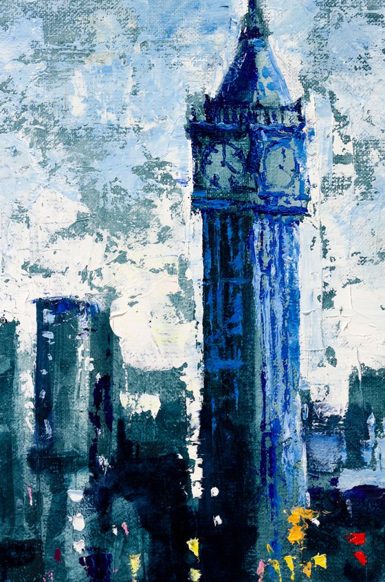 Abstract cityscape"Evening London"