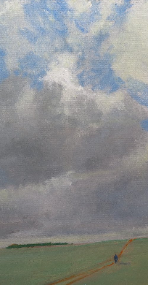 Clouds above the Wolds by Malcolm Ludvigsen