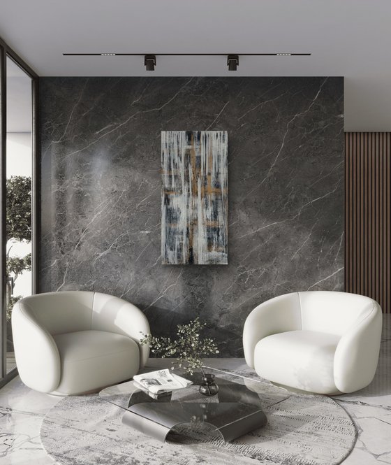 White Drift 50x100x2 cm