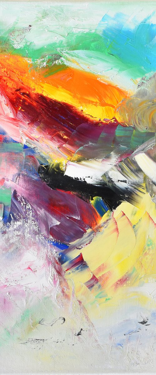 Angel | Oil on Canvas by Sebastian Merk