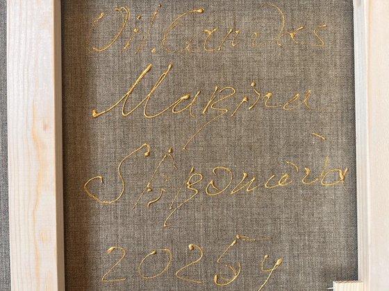 Two large white flowers on white