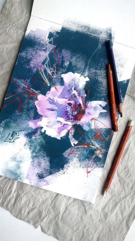 Peony in Moonlight