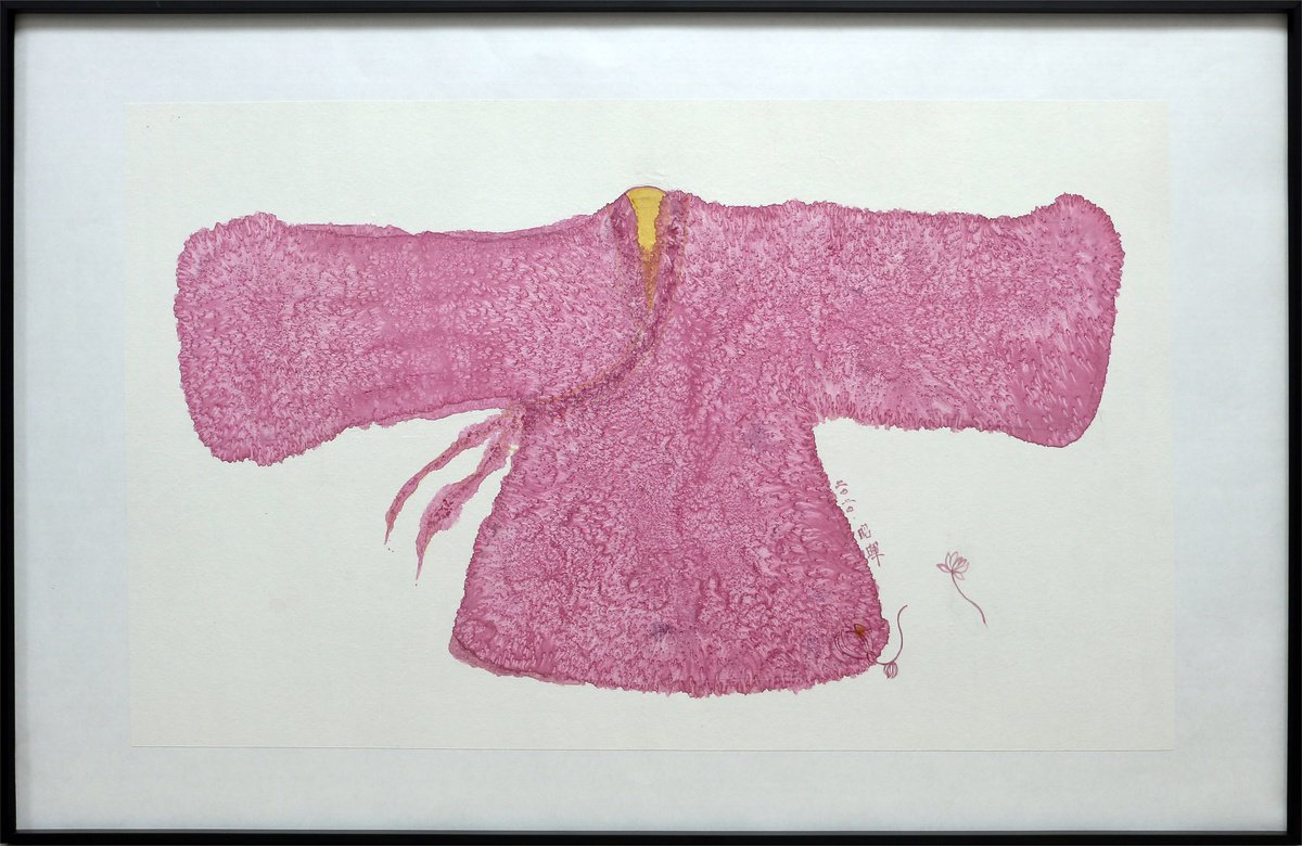 women pink dress No.2 by Zhao Hui Yang
