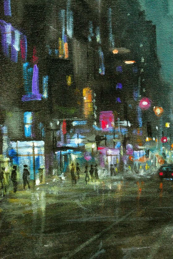 New York city Lights 4, 20x16 in