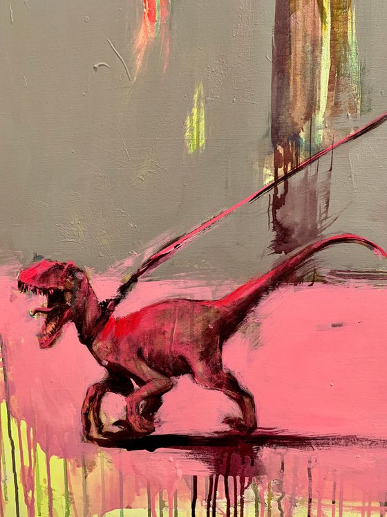 "Pink dinosaur"