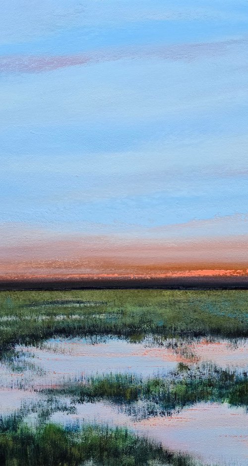 Wetlands at Dusk by Faith Patterson