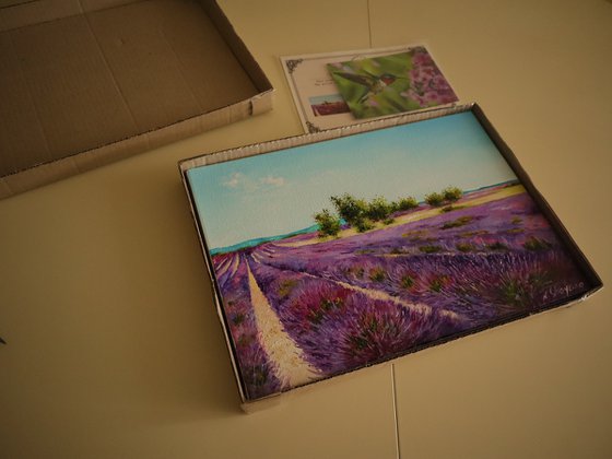 Lavender Landscape Purple