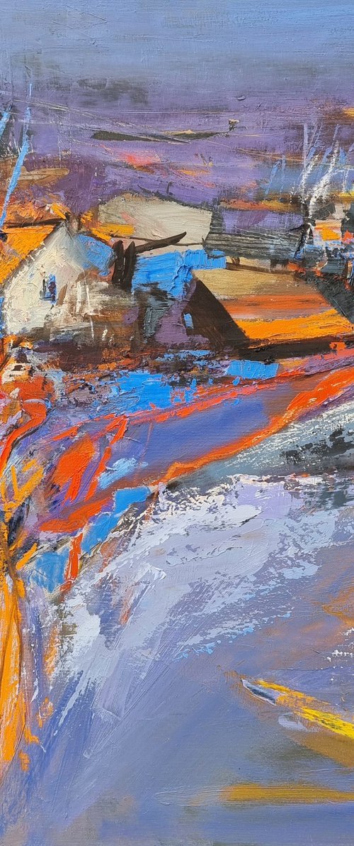 Winter landscape by Victoria Cozmolici