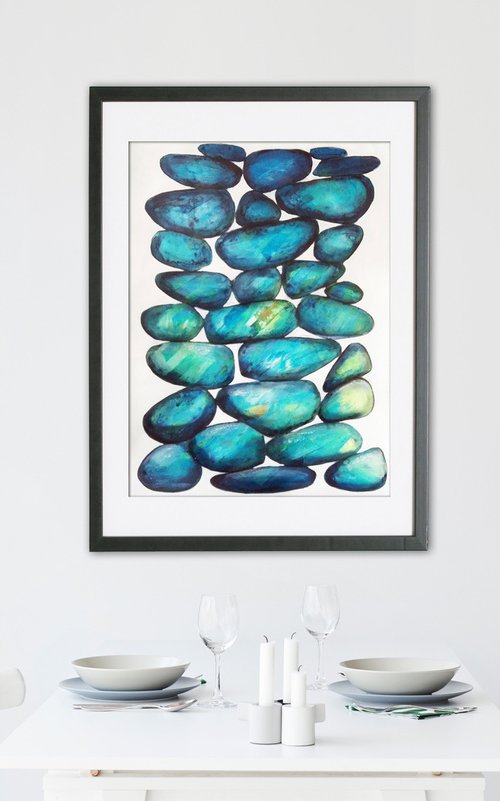 Blue Cairn by Carolynne Coulson