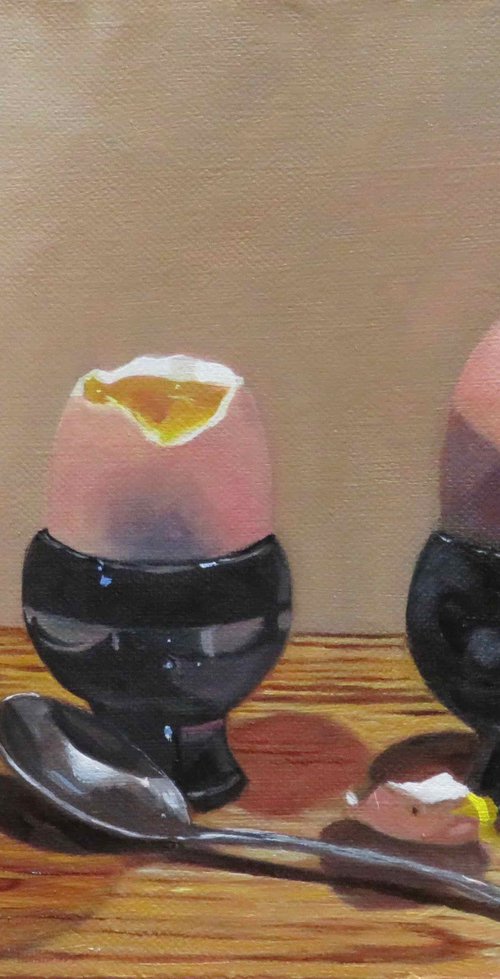 Boiled eggs by Anne Zamo