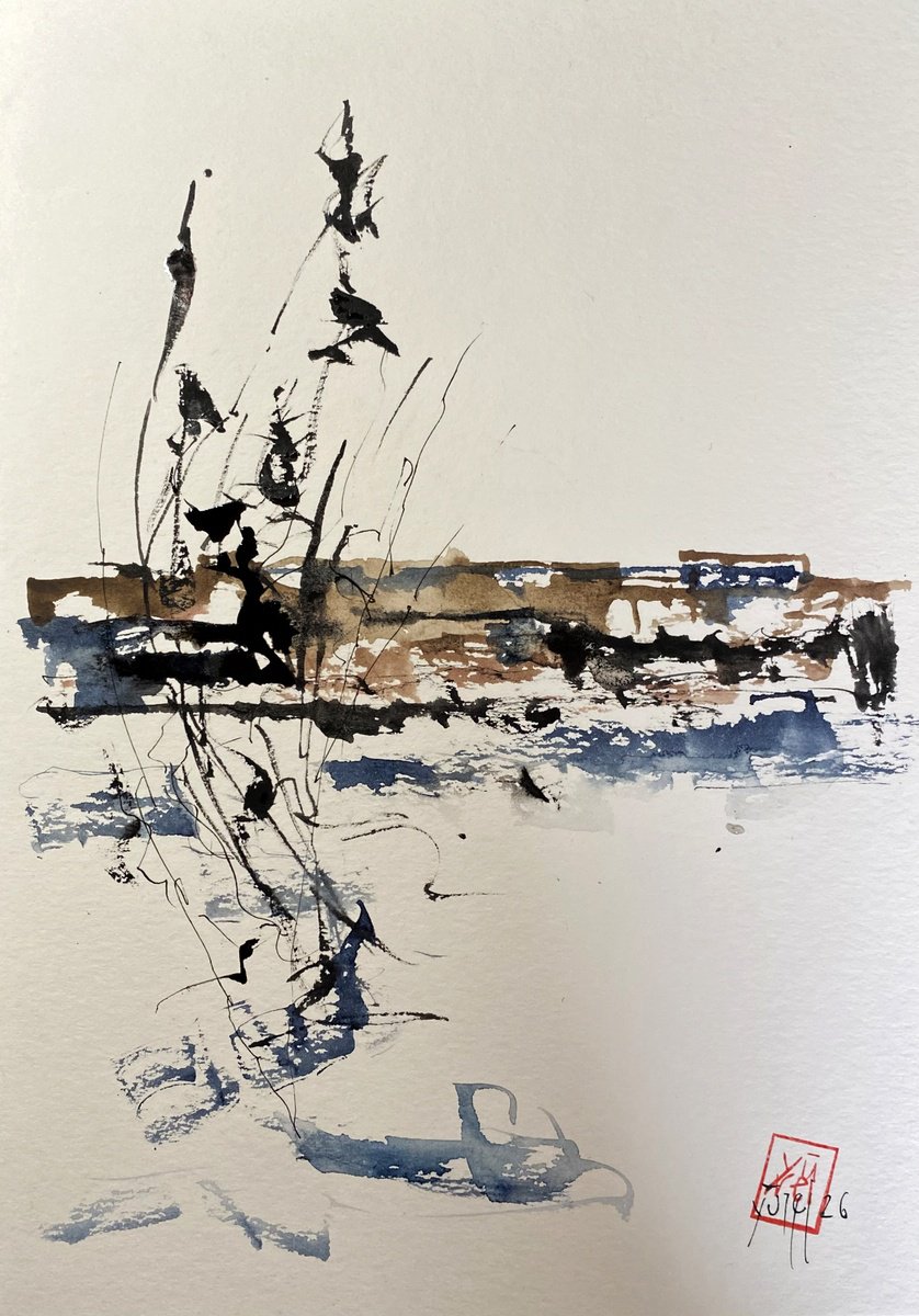 Abstract Watercolour , Quiete By YS?rei, 8 X 12, Artwork For Sale On Artfinder