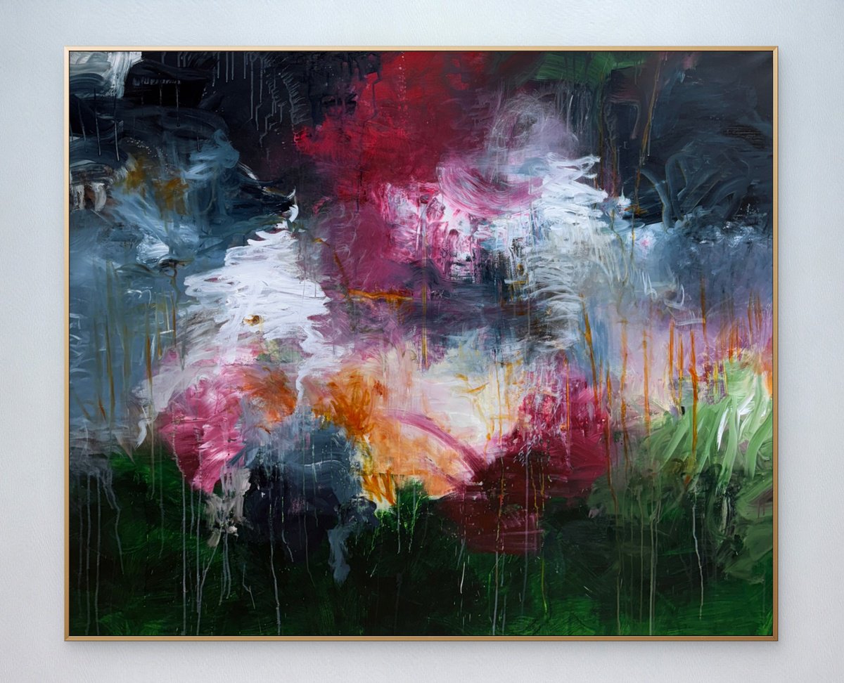 Garden Of Impulse By Theodor Anghel, 72 X 60, Artwork For Sale On Artfinder