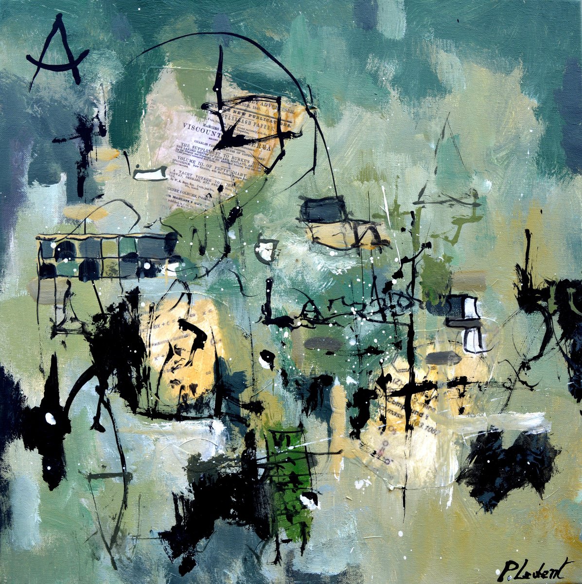 Emerald Reverie By Pol Henry Ledent, 16 X 16, Artwork For Sale On Artfinder