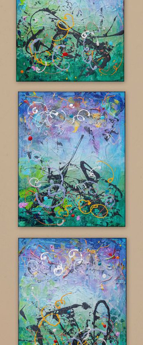 Thrice Considered  |  Triptych by Heather W.  Ernst