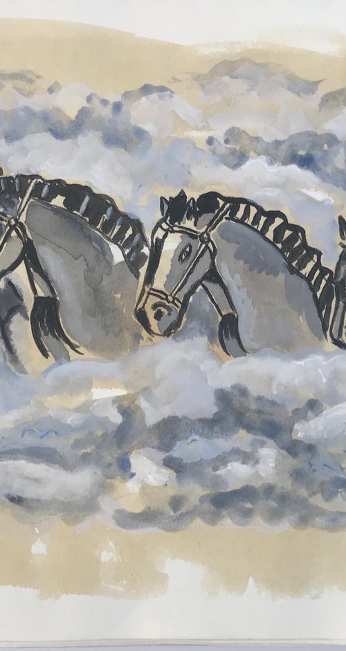 Celestial Horses” by Roberto Munguia Garcia