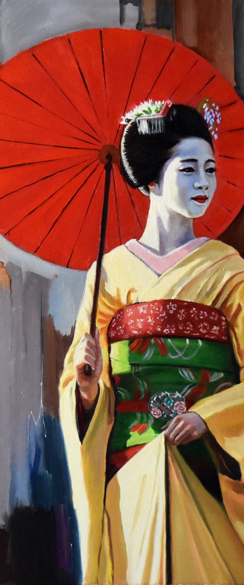 Maiko, the dancing child by Serghei Ghetiu