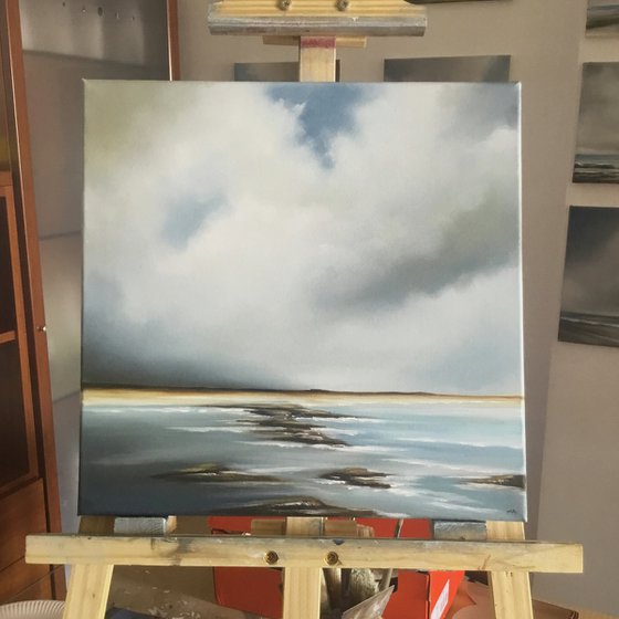 The Skies Belong To Us - Original Seascape Oil Painting on Stretched Canvas