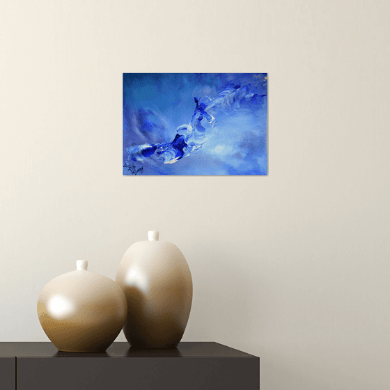 Myriade IDEAL GIFT LOW PRICE ABSTRACT LYRIC BLUE ISABELLE VOBMANN