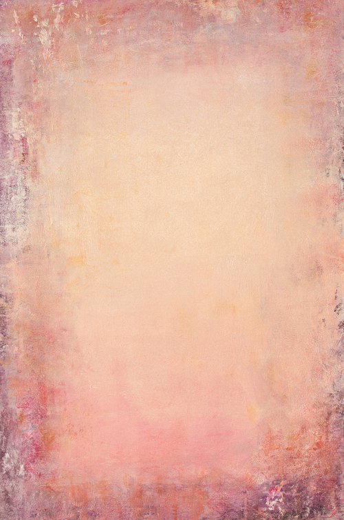 Pink And Peach 211103, pink sunset textured abstract by Don Bishop