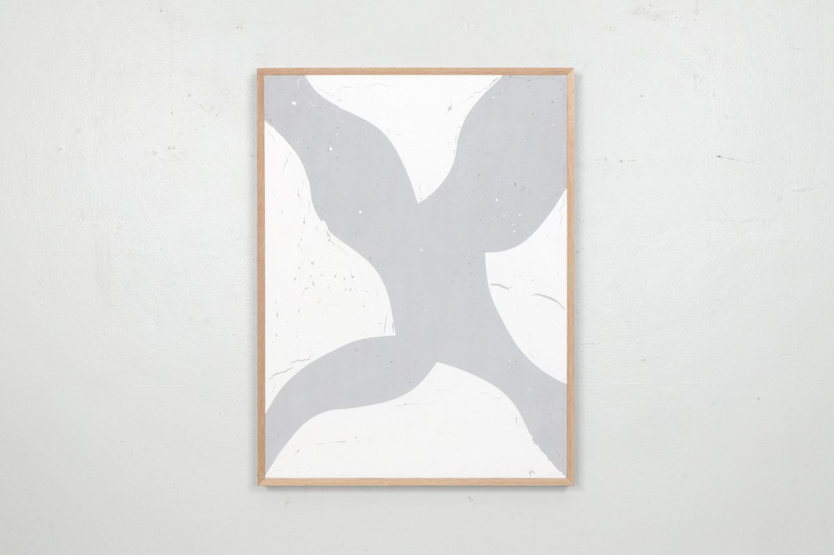 Geometric Abstract Painting By Johan Soderstrom, 25 X 33, #355 Even More, Original Artwork