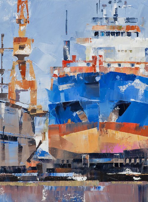Cargo ship EILEEN C by Volodymyr Glukhomanyuk