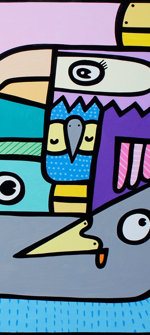 Bird Cube IV by Kev Munday