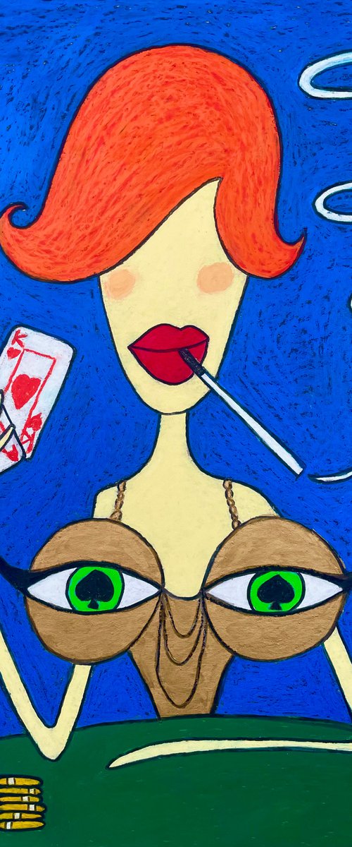 My tits love poker by Ann Zhuleva