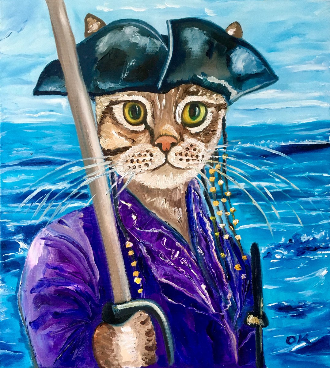 Troy The Cat Pirate of the Caribbean. by Olga Koval
