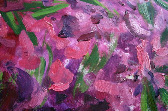 Bloom Rhododendrons... /  ORIGINAL PAINTING