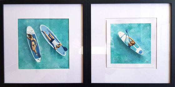 Slow Drifting Diptych