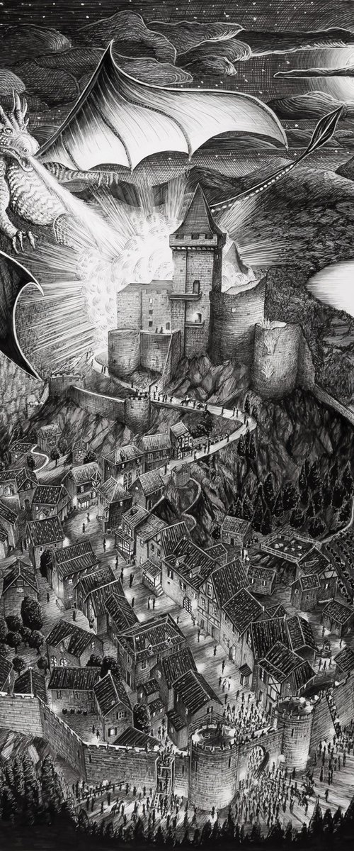 The Dragon Attacks by Graham McKenzie-Smith