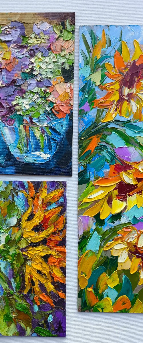 Collection "Sunny flowers" by Anastasia Kozorez
