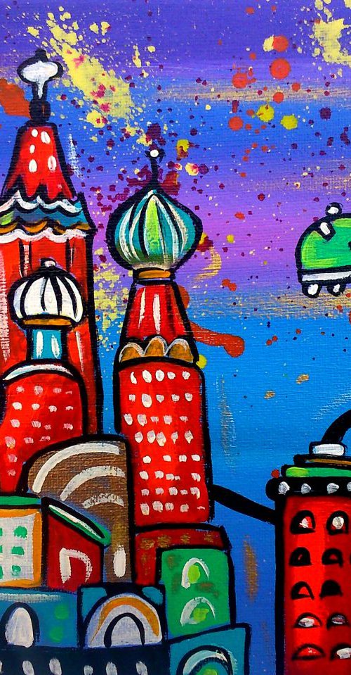 Moscow in Space by Maria Luisa  Azzini