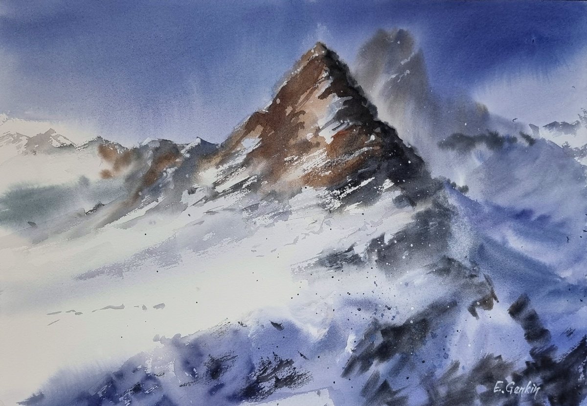 絵画 Winter Mountain 56b7250fe92e412c8b8364d15f0864
