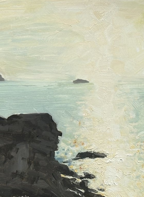 Sunset over Stepper Point