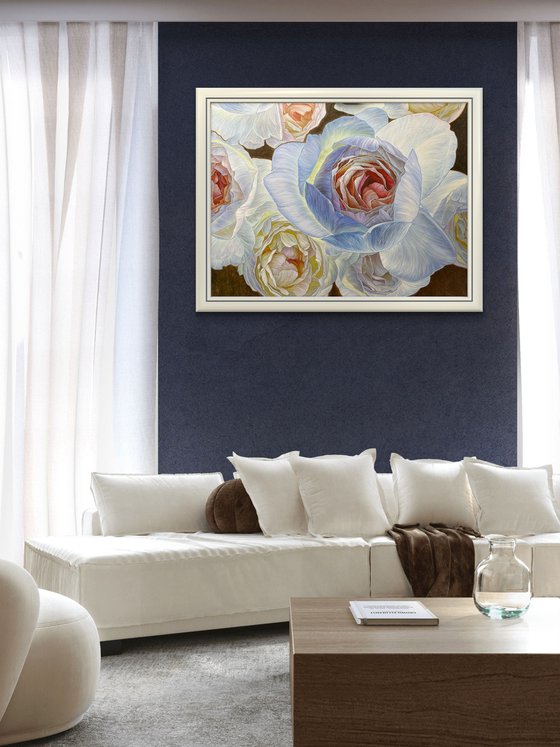 Blue roses