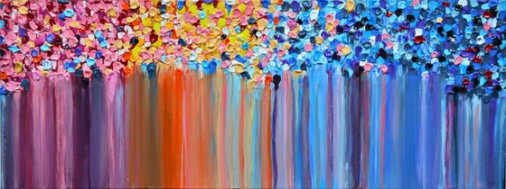 Switch of Clarity - Palette knife Modern Abstract art