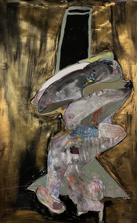 Thinking sitting alone . Moving forward