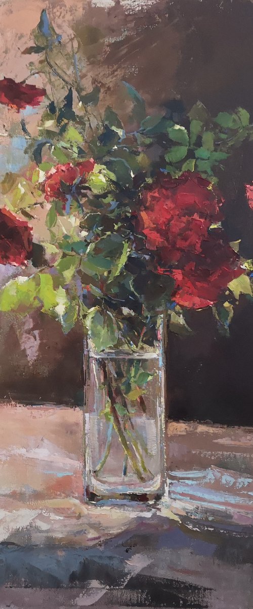 Wild roses (18x24'') by Alexander Koltakov