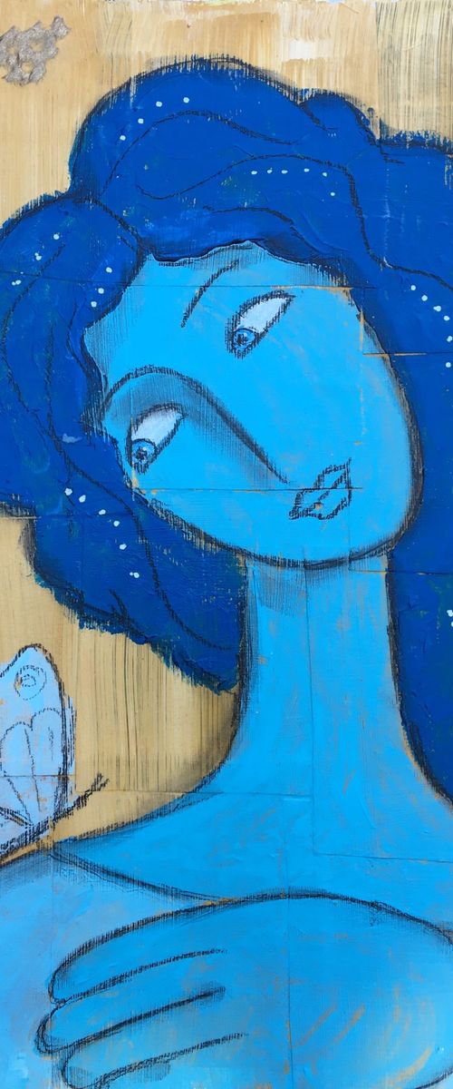Girl with a butterfly by Anya Getter