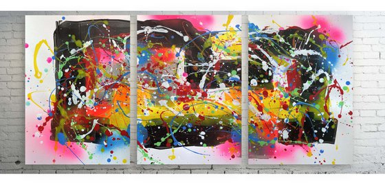 Paper Artmotion 30x40 01 - Triptych