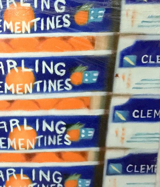 CLEMENTINES & PEPPERS 28 x 22