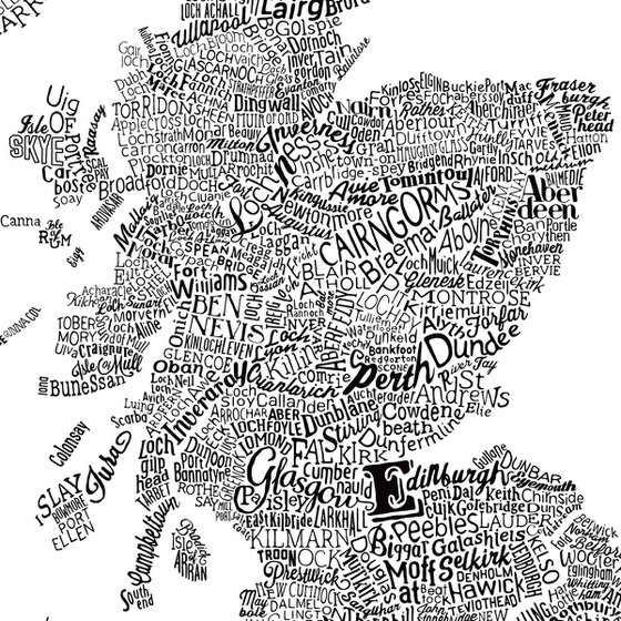 Great British Type Map