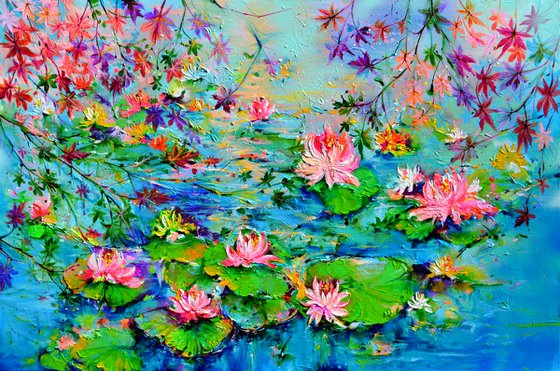 Japanese Maple - Water Lilies