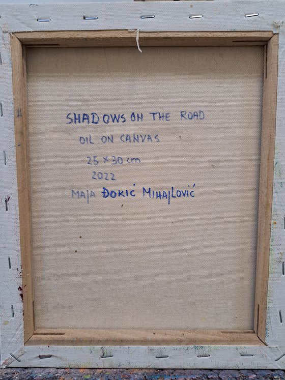 Shadows on the road