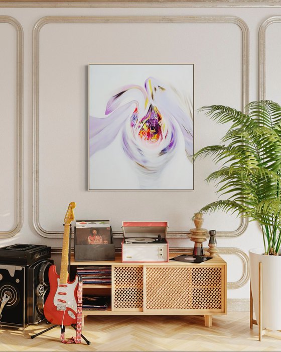 Opera al bianco 3 - Large white painting