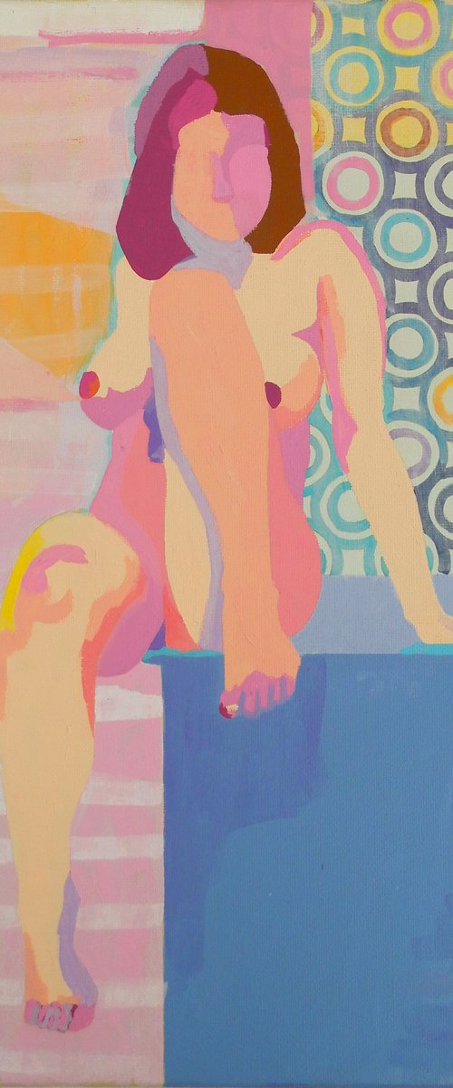 Abstract Female Nude Figure Study by Andrew Orton