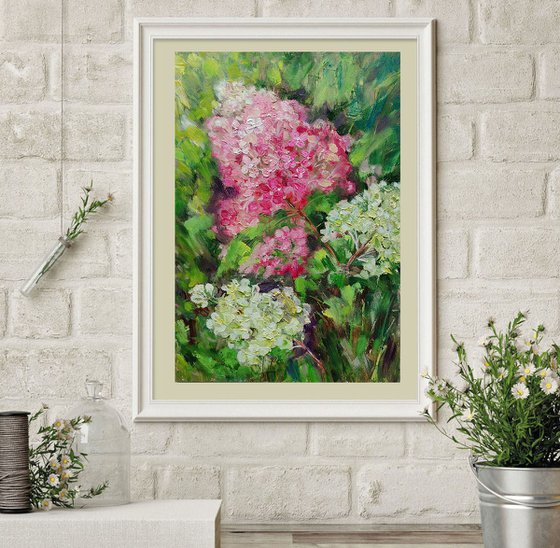 Hydrangea Painting